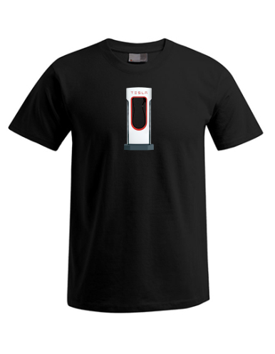 Tesla Supercharger – T-Shirt black