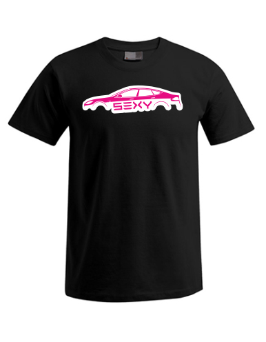 Tesla Model S – T-Shirt – Pink – Sexy – Limitiert
