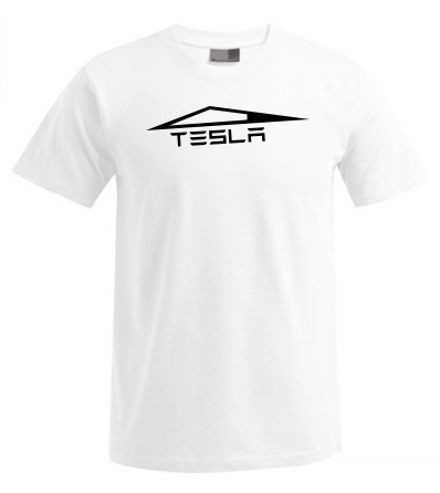 Tesla Cybertruck T-Shirt – weiss