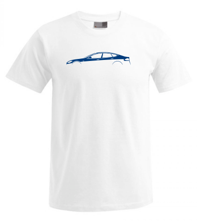 Tesla Model S – T-Shirt – Blau